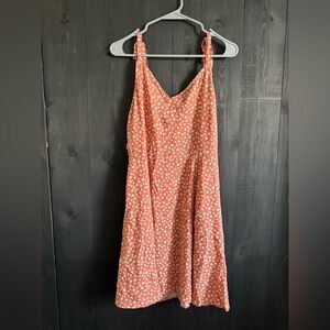 GAP Pink Sleeveless Spaghetti Strap Sundress